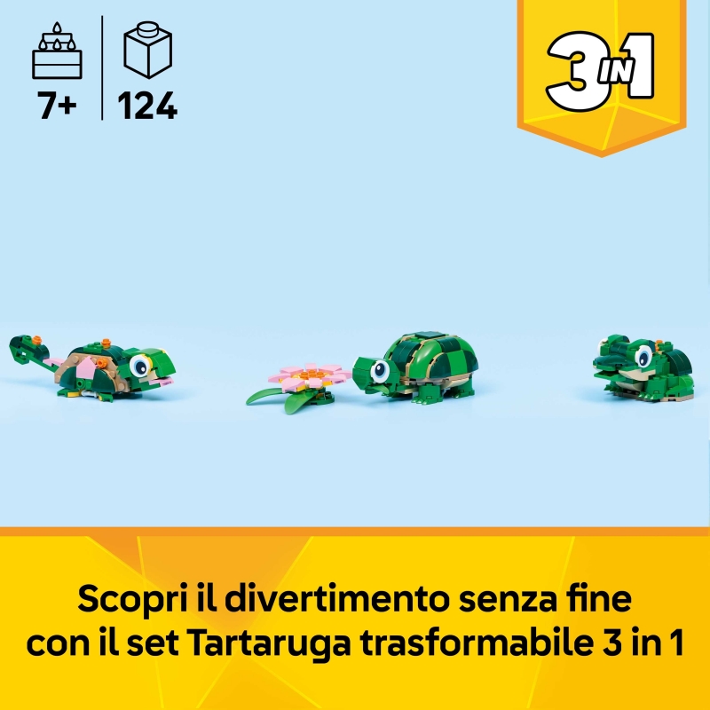 LEGO Creator Tartaruga con fiore di ninfea