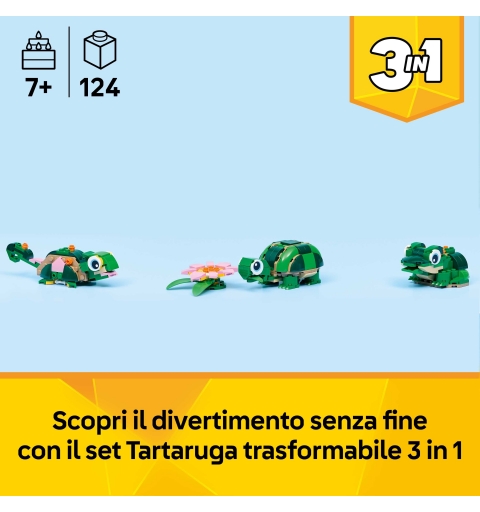 LEGO Creator Tortuga con Flor de Nenúfar