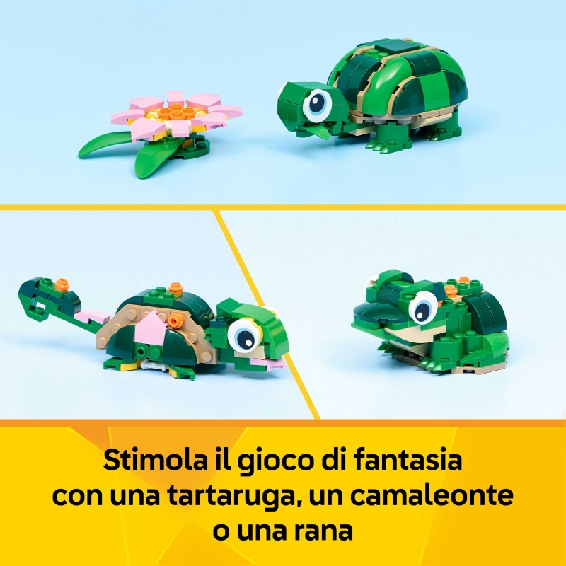 LEGO Creator Tortuga con Flor de Nenúfar