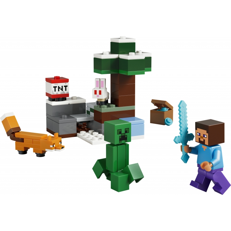 LEGO Minecraft Avventura di Steve nella taiga