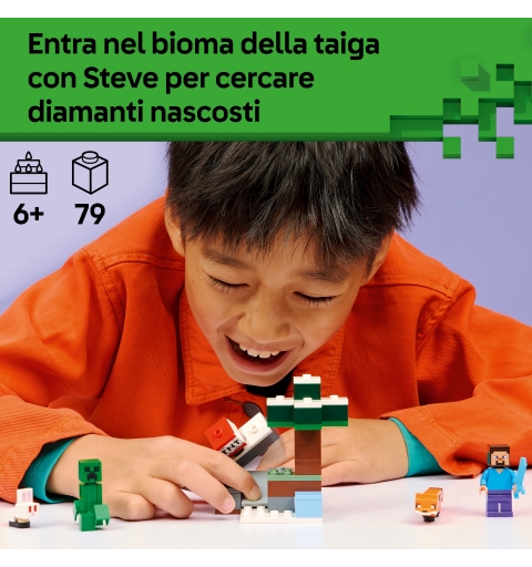 LEGO Minecraft La Aventura de Steve en la Taiga