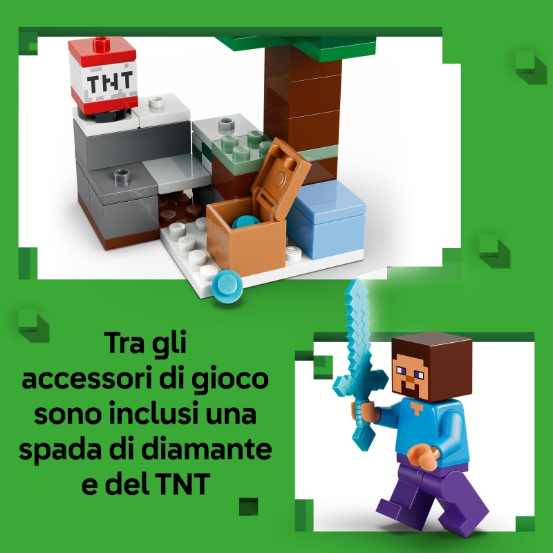 LEGO Minecraft Steve's Taiga Adventure