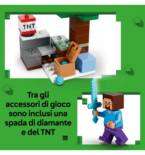 LEGO Minecraft Steve's Taiga Adventure