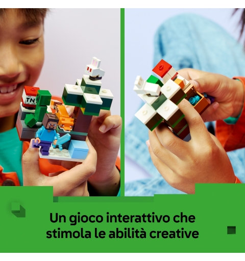LEGO Minecraft Avventura di Steve nella taiga