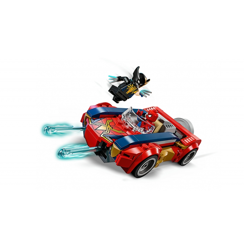 LEGO Coche de Spider-Man vs. Lobezno Venomizado