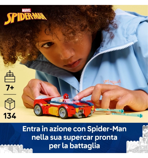 LEGO Auto di Spider-Man vs. Venomized Wolverine