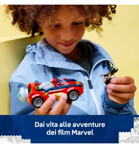 LEGO Auto di Spider-Man vs. Venomized Wolverine