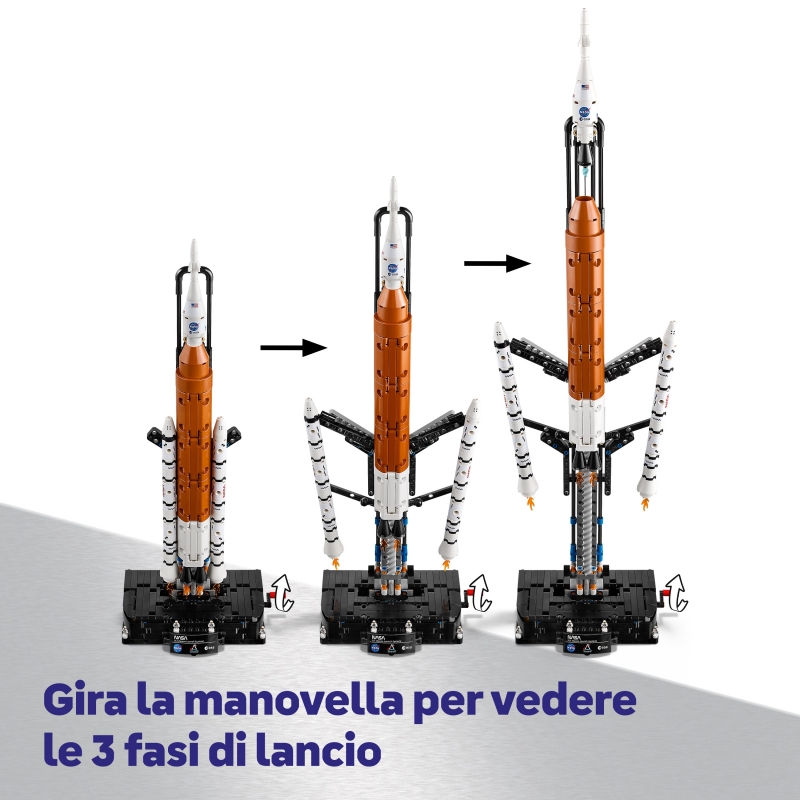 LEGO Technic Sistema di lancio spaziale razzo NASA Artemis