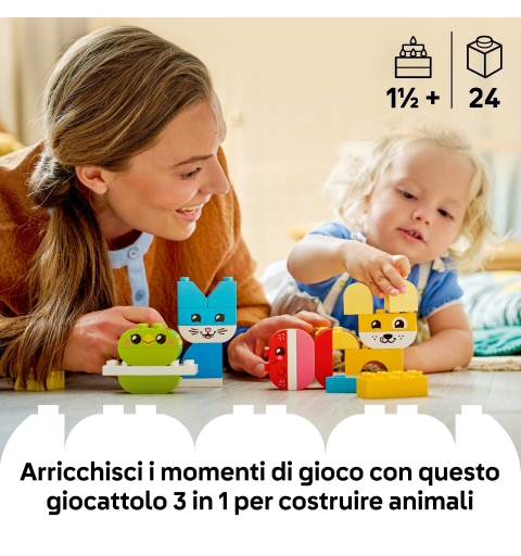 LEGO DUPLO Animali domestici creativi 3 in 1