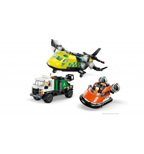 LEGO City Remix Avión, Camión Técnico y Aerodeslizador