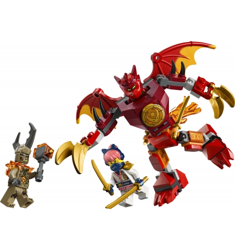 LEGO NINJAGO Kais Drachen-Mech Battle Set