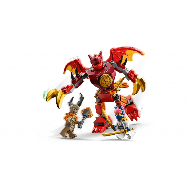 LEGO NINJAGO Kais Drachen-Mech Battle Set