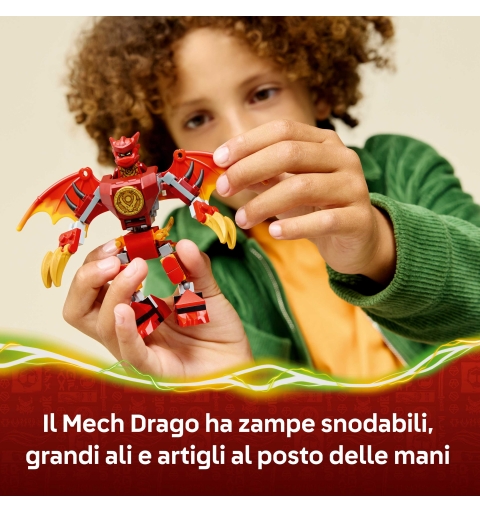 LEGO NINJAGO Pack de Combate Meca Dragón de Kai