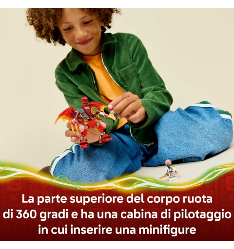 LEGO NINJAGO Pack de combat le robot dragon de Kai