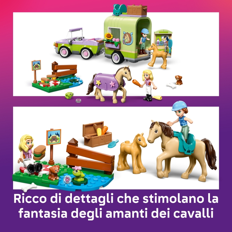 LEGO Friends La remorque du cheval et du poulain