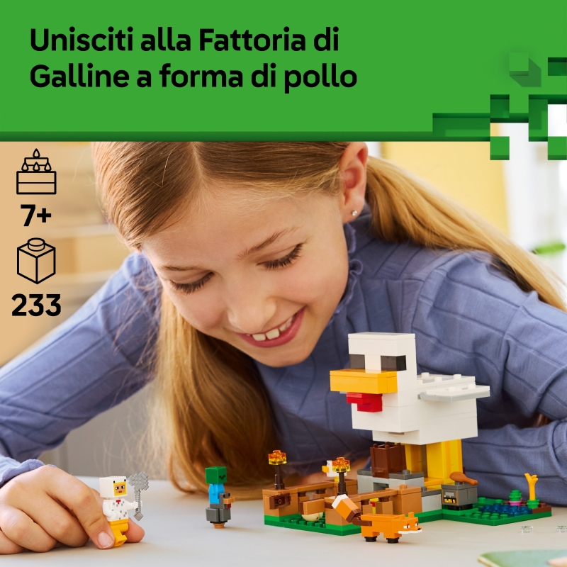LEGO Minecraft Fattoria di galline
