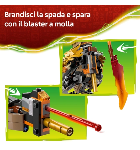 LEGO NINJAGO Cole's Mission Mech & Dragon Zane