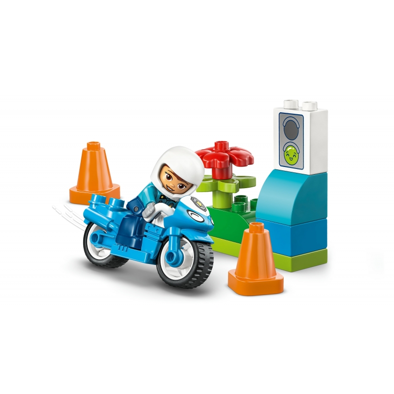 LEGO DUPLO Moto de Policía Azul