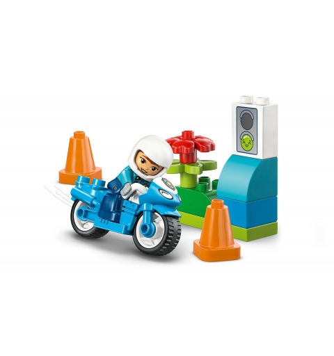 LEGO DUPLO Moto de Policía Azul