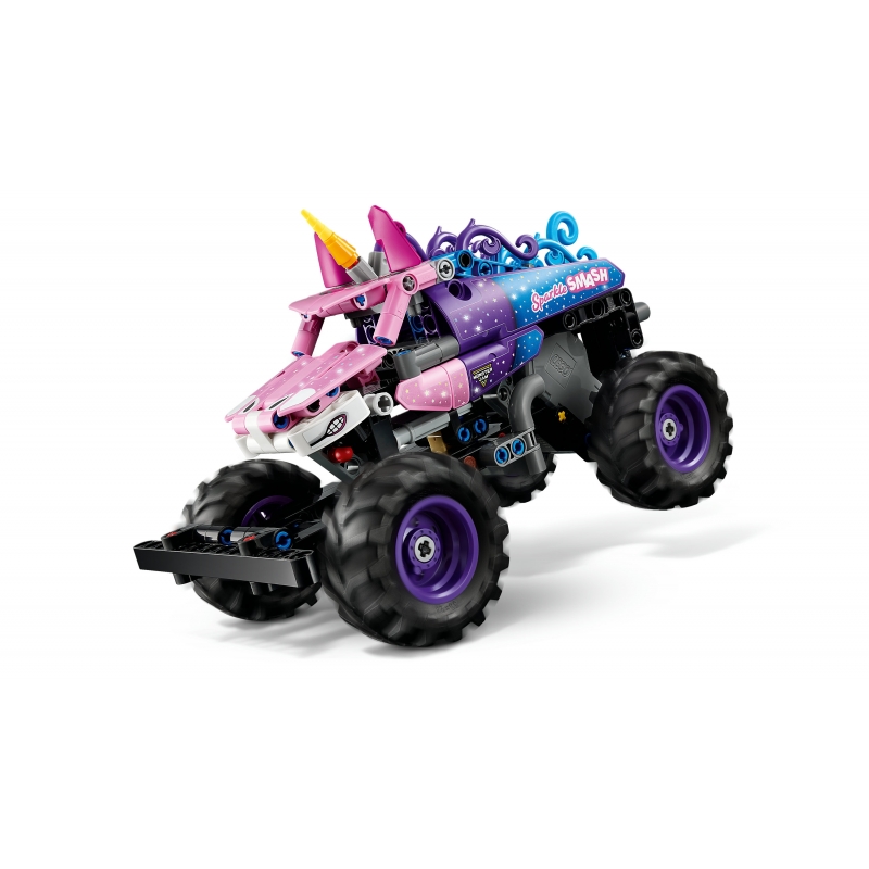 LEGO Technic Monster Jam™ Sparkle Smash™ a retrocarica