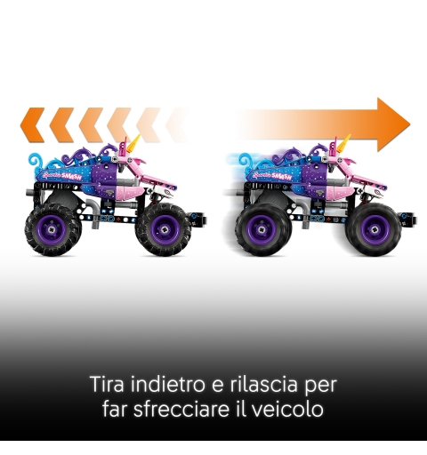 LEGO Technic Monster Jam™ Sparkle Smash™ mit Rückziehmotor