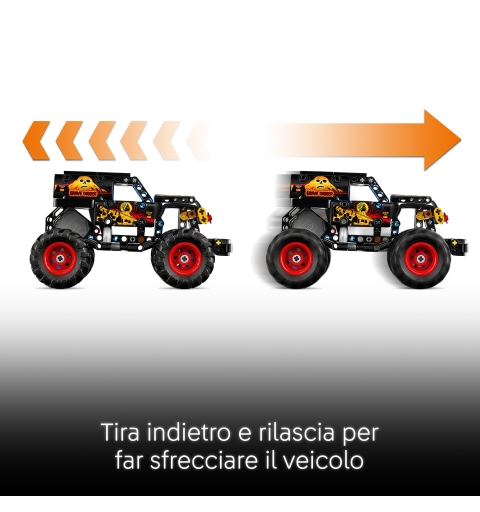 LEGO Technic Monster Jam™ Grave Digger™ Feuer und Eis