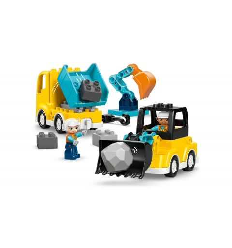 LEGO DUPLO Vehículos de Construcción “3 en 1”