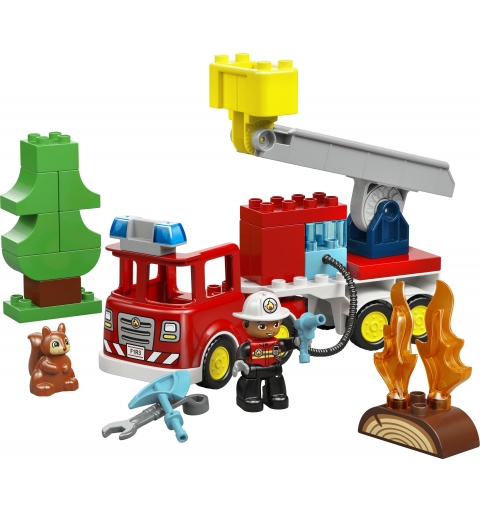 LEGO DUPLO Löschauto mit Schlauch und Feuerwehrmann