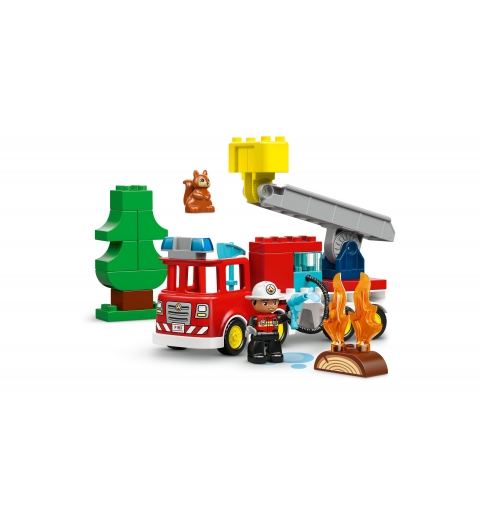 LEGO DUPLO Löschauto mit Schlauch und Feuerwehrmann