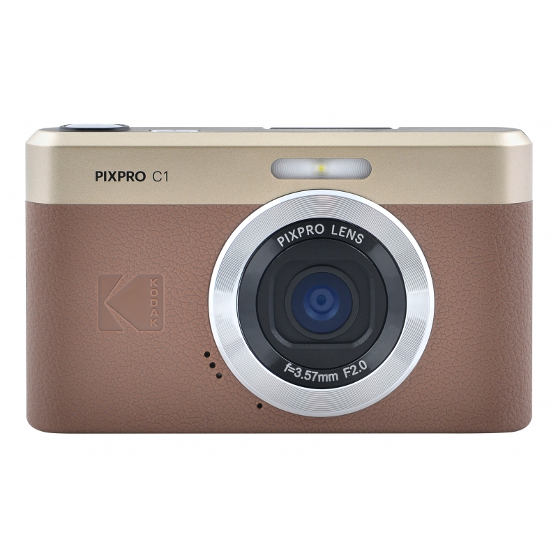 Kodak PIXPRO C1BN digital camera 1 3" Compact camera 13 MP CMOS 4160 x 3120 pixels Brown
