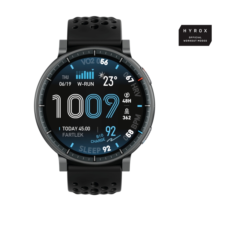 Amazfit Active Max 3,81 cm (1.5") AMOLED Digital 480 x 480 Pixeles Pantalla táctil Negro