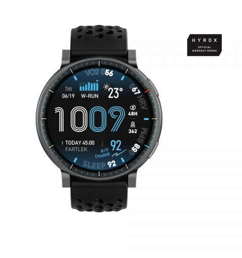 Amazfit Active Max 3,81 cm (1.5") AMOLED Digital 480 x 480 Pixeles Pantalla táctil Negro