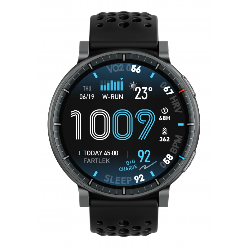 Amazfit Active Max 3,81 cm (1.5") AMOLED Digital 480 x 480 Pixeles Pantalla táctil Negro