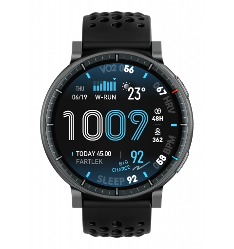 Amazfit Active Max 3,81 cm (1.5") AMOLED Digital 480 x 480 Pixeles Pantalla táctil Negro