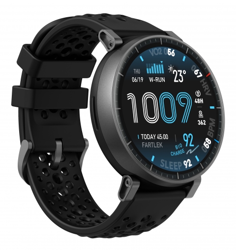 Amazfit Active Max 3,81 cm (1.5") AMOLED Numérique 480 x 480 pixels Écran tactile Noir