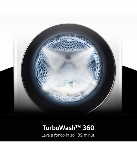 LG F4R7010TSWG lavadora Carga frontal 10 kg 1400 RPM Blanco