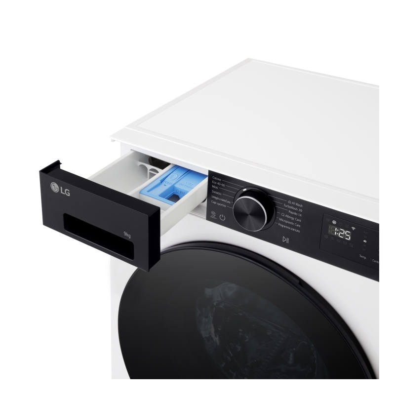 LG F4NX5009THB lavadora Carga frontal 9 kg 1400 RPM Blanco