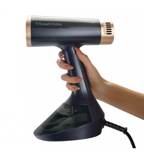 Russell Hobbs 28550-56 Kleidungsdampfglätter Tragbare Dampfbürste 0,2 l 1400 W Blau, Gold