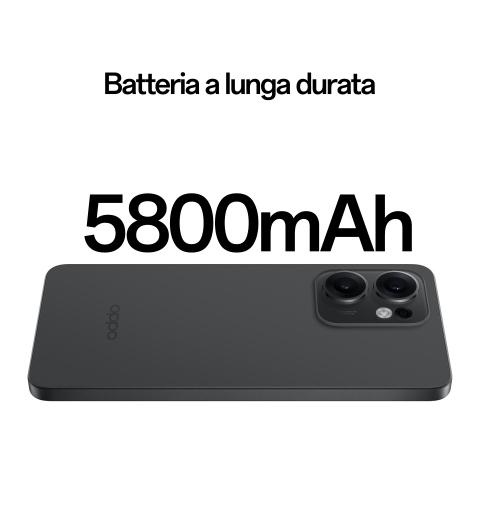 OPPO Reno13 F 5G AI Smartphone, Tripla fotocamera 50+8+2MP, Selfie 32MP, Display 6.67” 120HZ AMOLED FHD+, 5800mAh, RAM