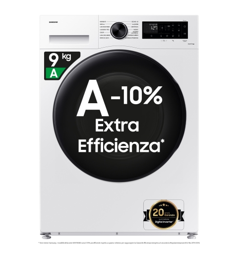 Samsung WW90CGC04DAEET washing machine Front-load 9 kg 1400 RPM White