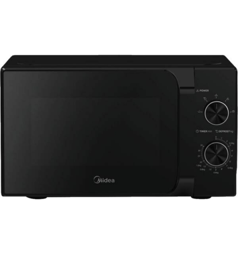 Midea MM20CF2EBK microwave Black Solo microwave Countertop 20 L 700 W