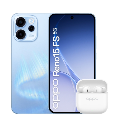 OPPO Reno15 FS 5G Aurora Blue Box