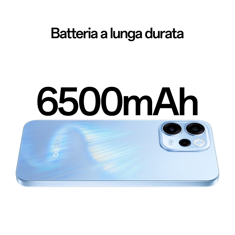 OPPO Reno15 FS 5G Aurora Blue Box 16,7 cm (6.57") Dual-SIM Android 16.0 USB Typ-C 8 GB 512 GB 6500 mAh Blau