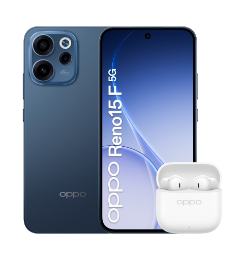 OPPO Reno15 F 5G Twilight Black Box 16,7 cm (6.57") SIM doble Android 16.0 USB Tipo C 8 GB 256 GB 6500 mAh Negro