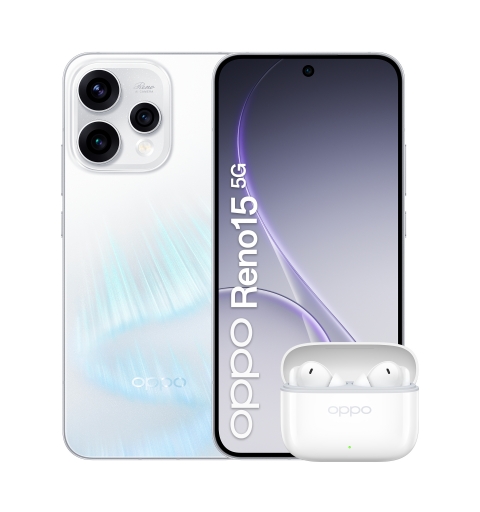 OPPO Reno15 5G Aurora White Box