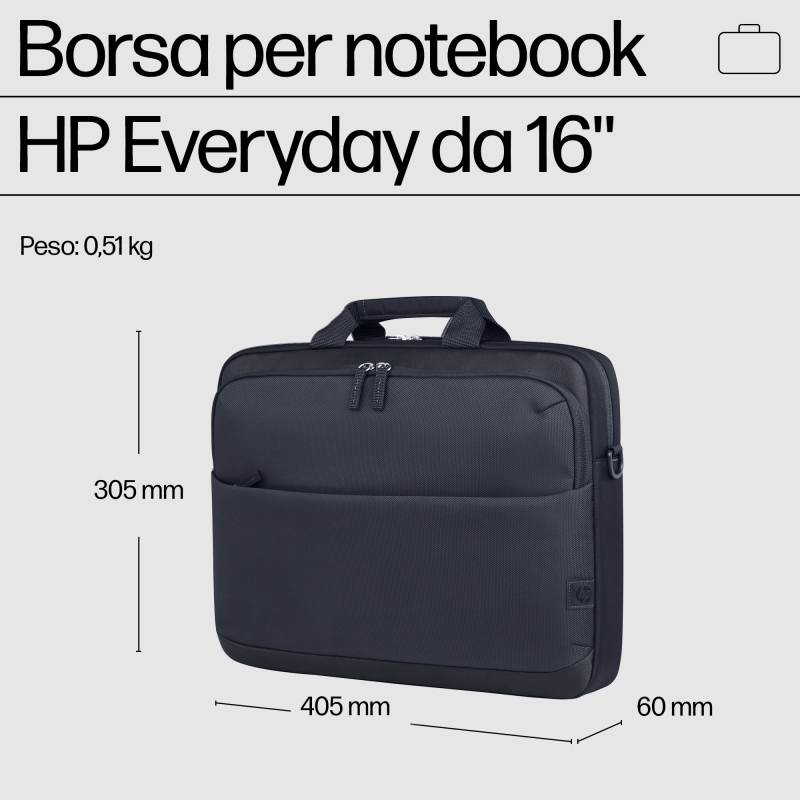 HP Bolsa para portátil Everyday de 16 pulgadas