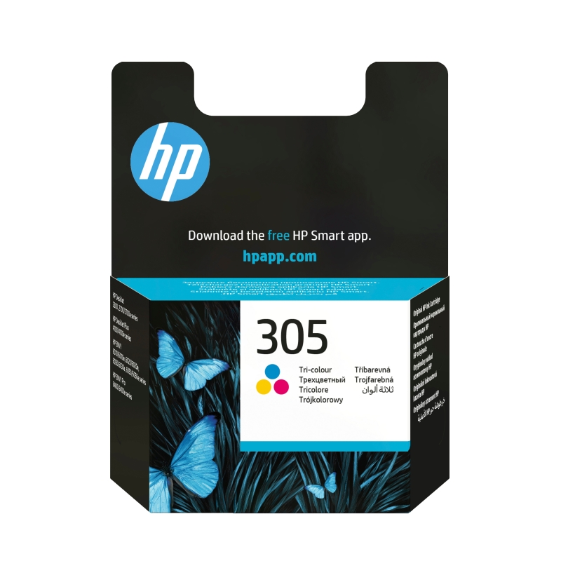 HP 305 Cyan Magenta Gelb Original Druckerpatrone