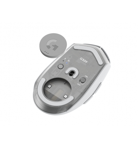 Logitech G 910-007207 mouse Gaming Right-hand RF Wireless + Bluetooth Optical 2560 DPI