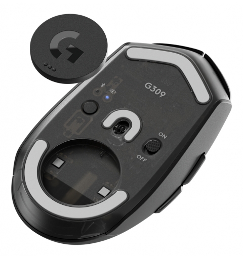 Logitech G 910-007199 mouse Gaming Right-hand RF Wireless + Bluetooth Optical 2560 DPI