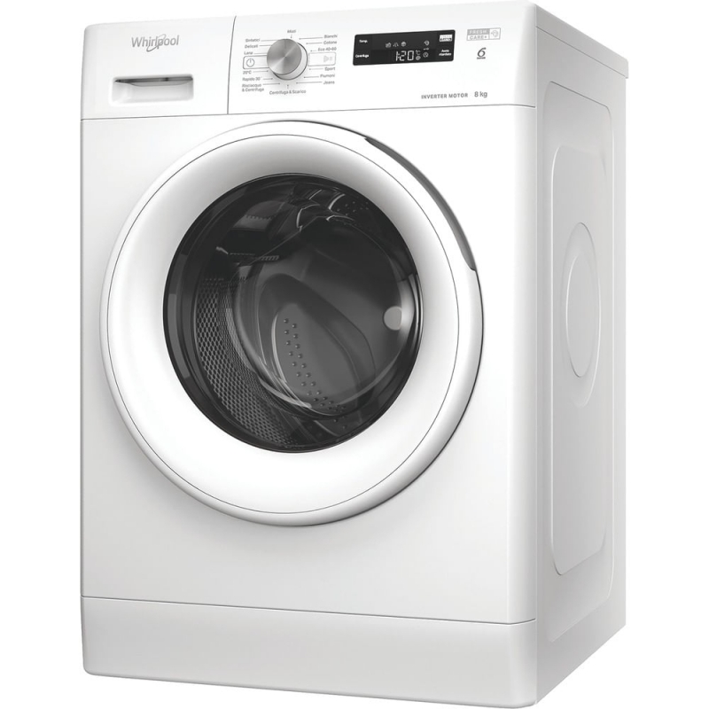 Whirlpool FFS P87 IT machine à laver Charge avant 8 kg 1200 tr min Blanc